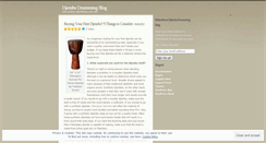 Desktop Screenshot of djembedrumming.wordpress.com