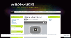 Desktop Screenshot of miblogdeanuncios.wordpress.com