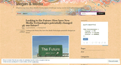 Desktop Screenshot of meganandmedia.wordpress.com