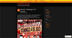 Desktop Screenshot of akibo.wordpress.com