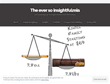Tablet Screenshot of insightfulmia.wordpress.com