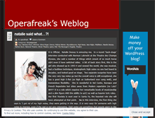 Tablet Screenshot of operafreak.wordpress.com