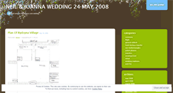 Desktop Screenshot of nwjjwedding24may08.wordpress.com