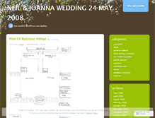 Tablet Screenshot of nwjjwedding24may08.wordpress.com