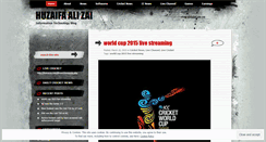 Desktop Screenshot of huzaifaali.wordpress.com