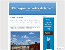 Tablet Screenshot of chroniquesducouloirdelamort.wordpress.com