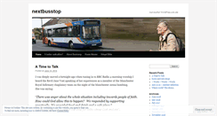 Desktop Screenshot of nextbusstop.wordpress.com