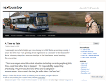 Tablet Screenshot of nextbusstop.wordpress.com