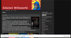 Desktop Screenshot of edizioniwilloworld.wordpress.com