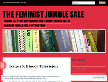 Tablet Screenshot of feministjumblesale.wordpress.com