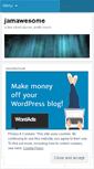 Mobile Screenshot of jamawesome.wordpress.com