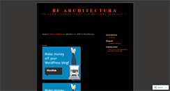 Desktop Screenshot of bfarchitectura.wordpress.com