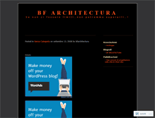 Tablet Screenshot of bfarchitectura.wordpress.com
