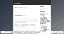 Desktop Screenshot of gestrandet.wordpress.com