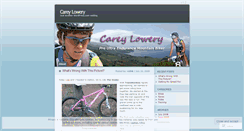 Desktop Screenshot of careylowery.wordpress.com