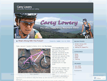 Tablet Screenshot of careylowery.wordpress.com