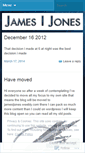 Mobile Screenshot of jamesijones.wordpress.com