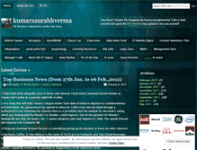 Tablet Screenshot of kumarsaurabhverma.wordpress.com
