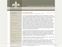 Tablet Screenshot of losrelatosdetristanbraker.wordpress.com