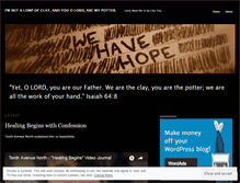 Tablet Screenshot of nothingbutsomeclay.wordpress.com