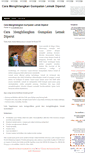 Mobile Screenshot of caramenghilangkangumpalanlemakdiperut.wordpress.com