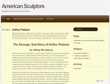 Tablet Screenshot of americansculptors.wordpress.com