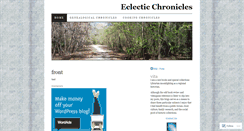 Desktop Screenshot of chronicarumeclectic.wordpress.com