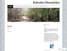 Tablet Screenshot of chronicarumeclectic.wordpress.com