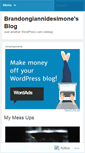 Mobile Screenshot of brandongiannidesimone.wordpress.com