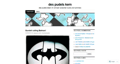 Desktop Screenshot of despudelskern.wordpress.com