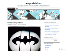 Tablet Screenshot of despudelskern.wordpress.com