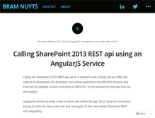 Tablet Screenshot of bramnuyts.wordpress.com