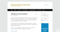 Desktop Screenshot of blackandgoldclub.wordpress.com