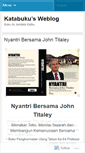 Mobile Screenshot of katabuku.wordpress.com
