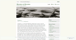 Desktop Screenshot of melissainrwanda.wordpress.com