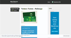 Desktop Screenshot of metaobserver.wordpress.com