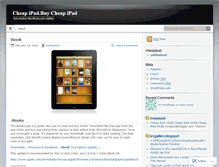 Tablet Screenshot of cheapipadcp.wordpress.com