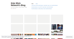 Desktop Screenshot of kidswishnetworkorg.wordpress.com