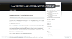 Desktop Screenshot of hamblinsilasshotestannouncement.wordpress.com