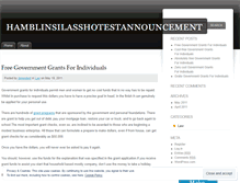 Tablet Screenshot of hamblinsilasshotestannouncement.wordpress.com