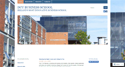 Desktop Screenshot of dcubusinessschool.wordpress.com
