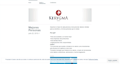 Desktop Screenshot of kerygmadisenoydesarrollohumano.wordpress.com