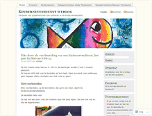 Tablet Screenshot of kindernevendienst.wordpress.com