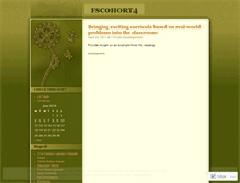 Tablet Screenshot of fscohort4.wordpress.com