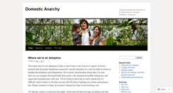 Desktop Screenshot of d0mesticanarchy.wordpress.com