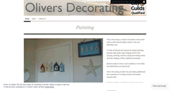 Desktop Screenshot of oliversdecorating.wordpress.com