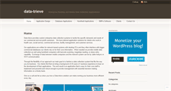 Desktop Screenshot of datatrieve.wordpress.com
