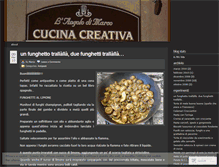 Tablet Screenshot of cucinadimarco.wordpress.com