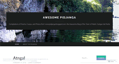 Desktop Screenshot of pidjanga.wordpress.com