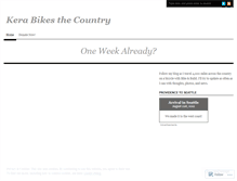Tablet Screenshot of kerabikes.wordpress.com